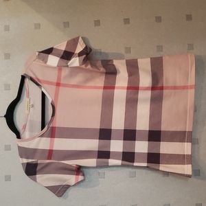 Burberry,  short sleeves Crewneck top, Size M